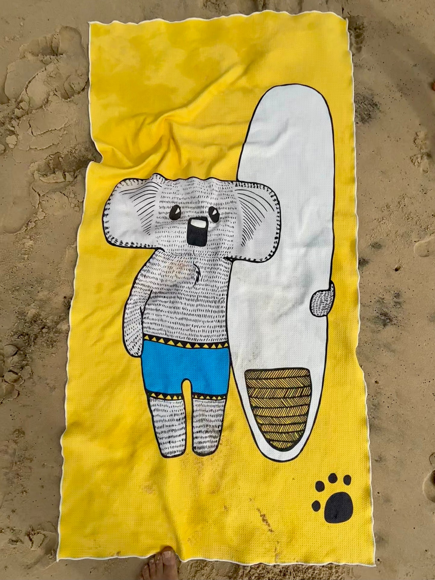 Beach Towel | Kelly Koala | Sandfree, Aussie Made