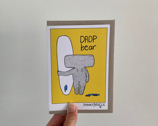 Nudey Kelly Eco-Friendly Greeting Card