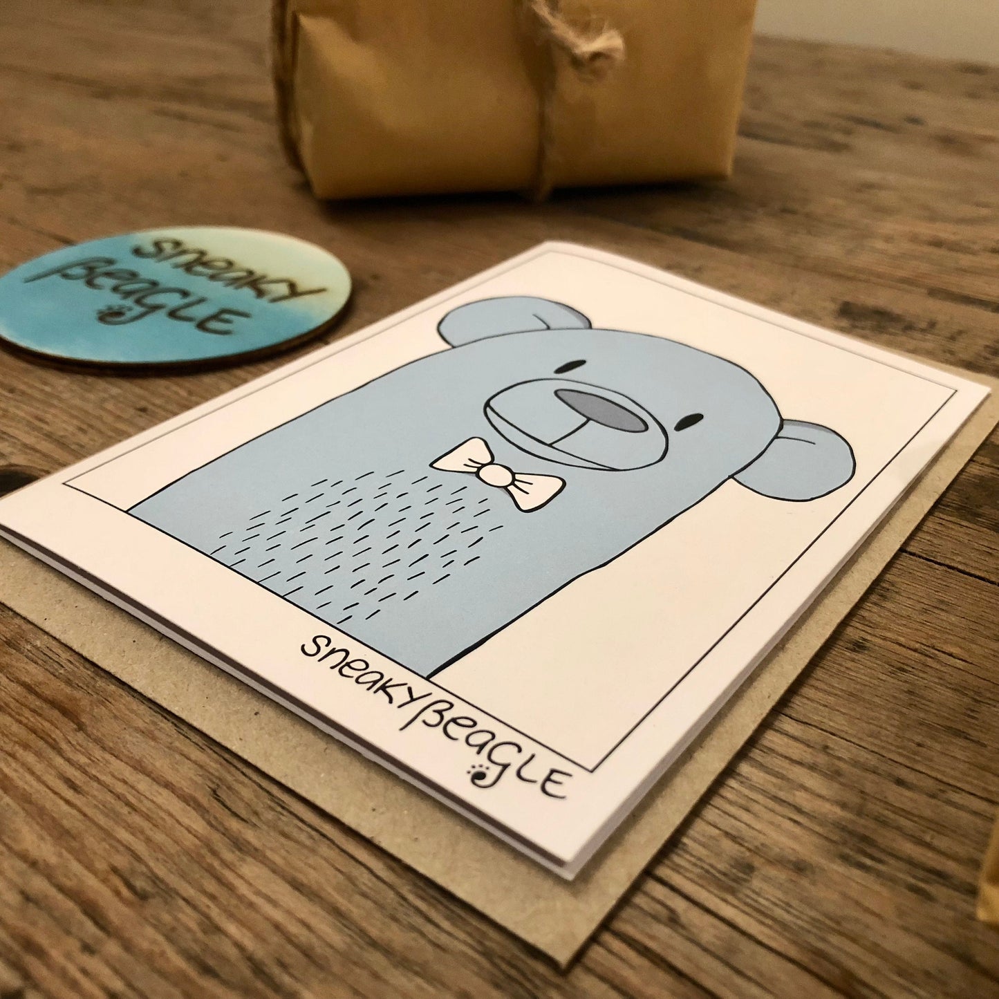 Arthur Bear Eco-Friendly Greeting Card