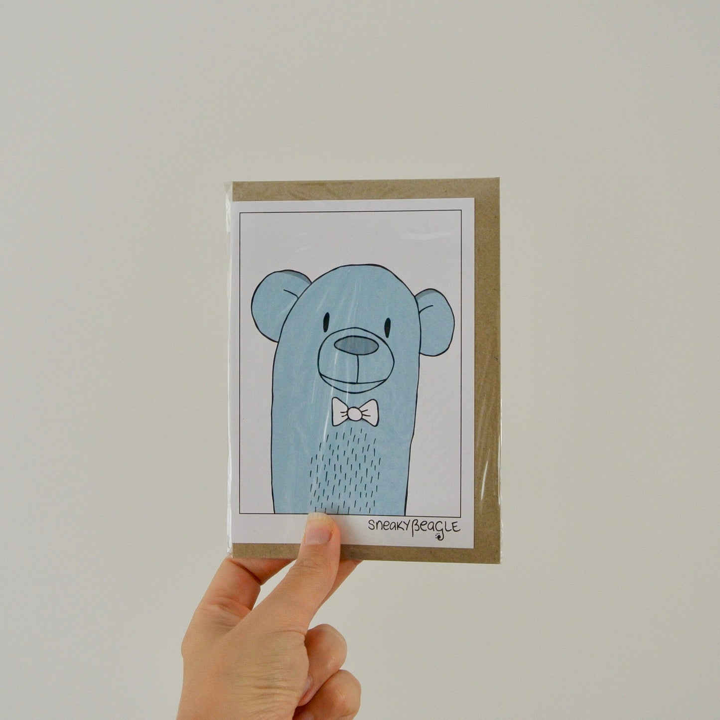 Arthur Bear Eco-Friendly Greeting Card