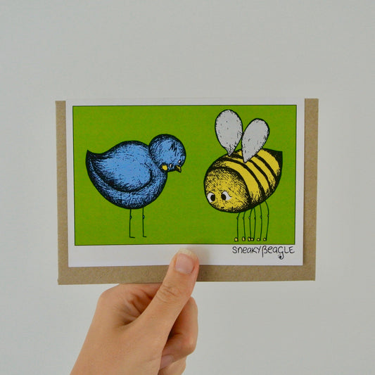 Bees Knees Eco-Friendly Greeting Card