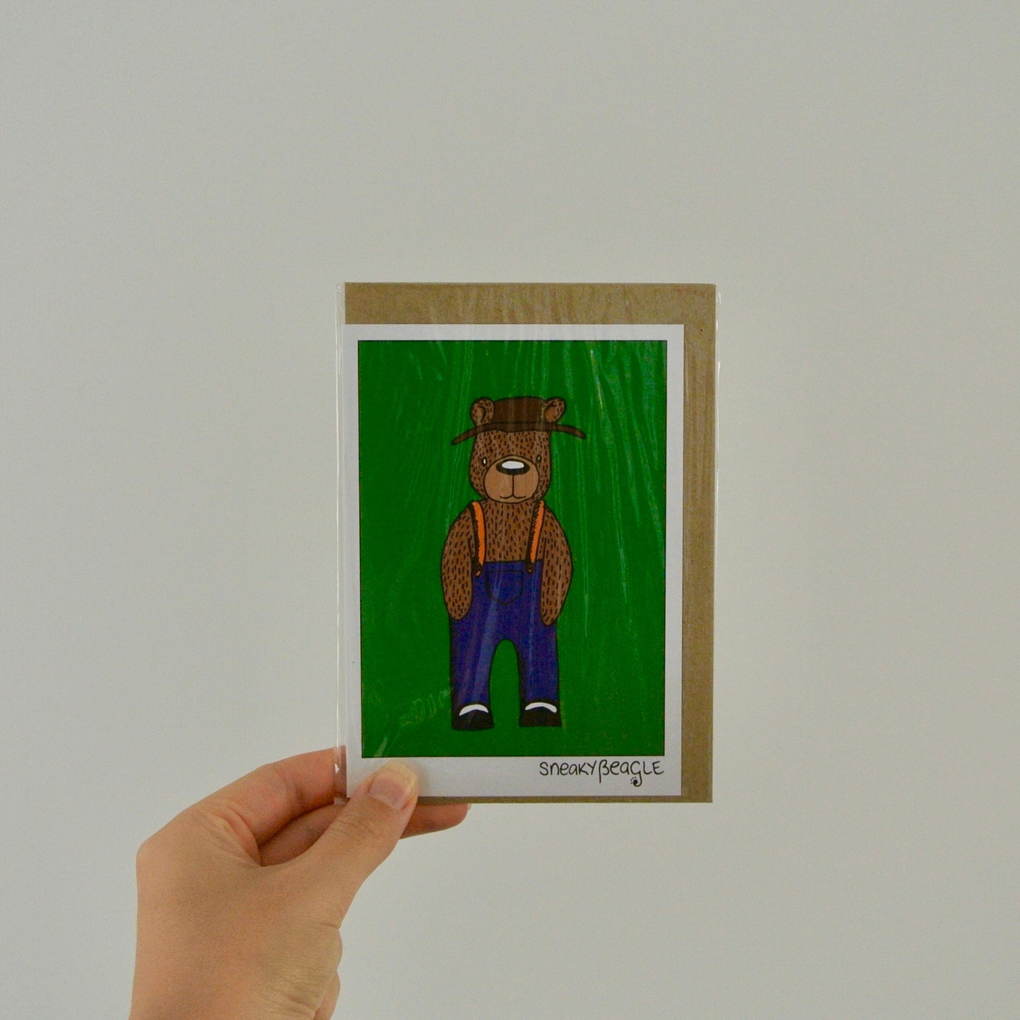 Beau Bear Eco-Friendly Greeting Card