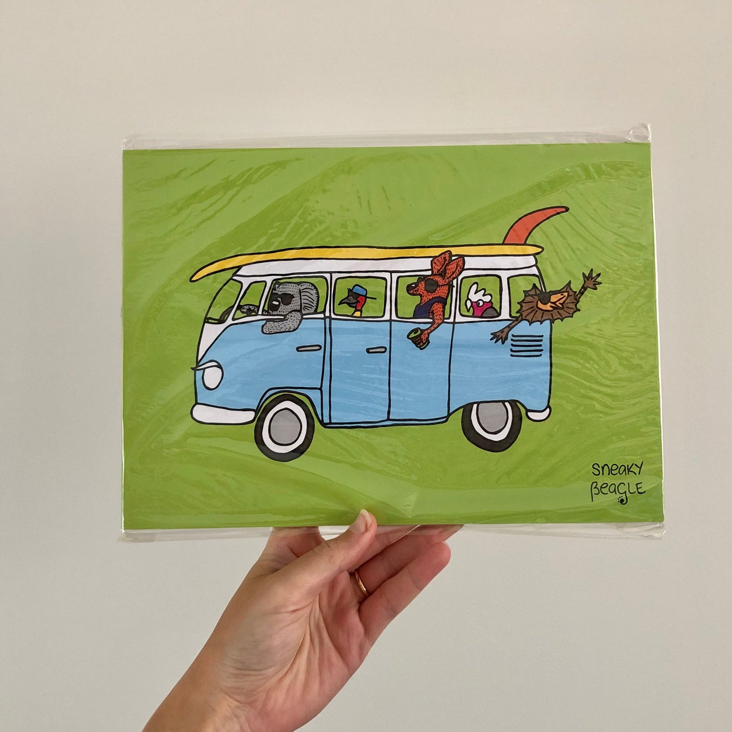 Kelly's Kombi A4 Print