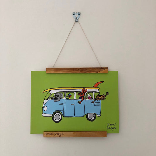 Kelly's Kombi A4 Print